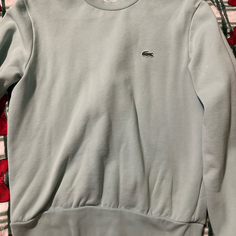 Lacoste Pastel Green Sweatshirt